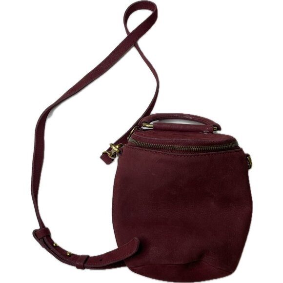 Madewell The Holland Binocular Bag Crossbody in Nubuck Leather NWT - Picture 2 of 5